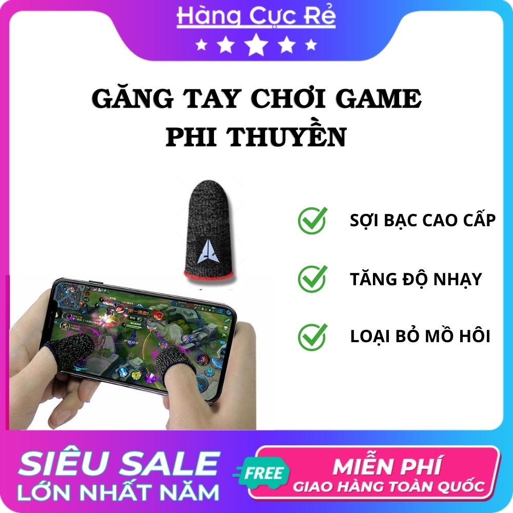 Găng tay chơi gem xịn PHI THUYỀN, sợi bạc cao cấp chống mồ hôi, chơi ff cảm ứng điện thoại - Shop Hàng Cực Rẻ