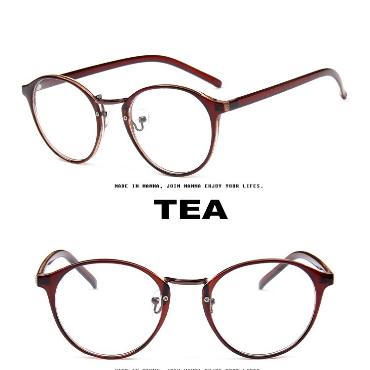 Mắt kính gọng tròn cổ điển phong cách Hàn Quốc dành cho cả nam và nữ | BigBuy360 - bigbuy360.vn