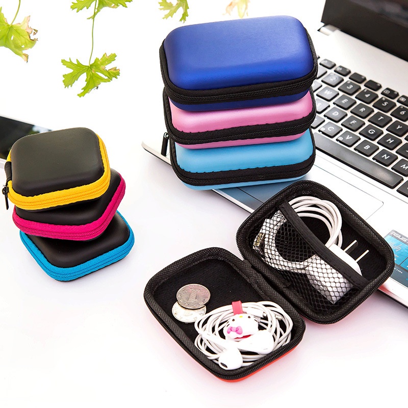 Tai Nghe Chụp Tai/Đồng Xu/Phím/Sạc Túi Usb Cáp Đồng Tiền Bảo Quản Tai Nghe Chụp Tai Túi Bảo Quản Bri
