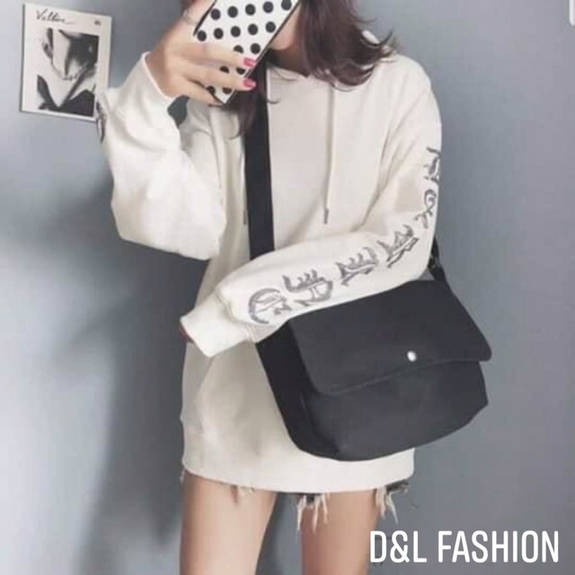 TÚI TOTE ĐEO CHÉO UNISEX HÀN QUỐC