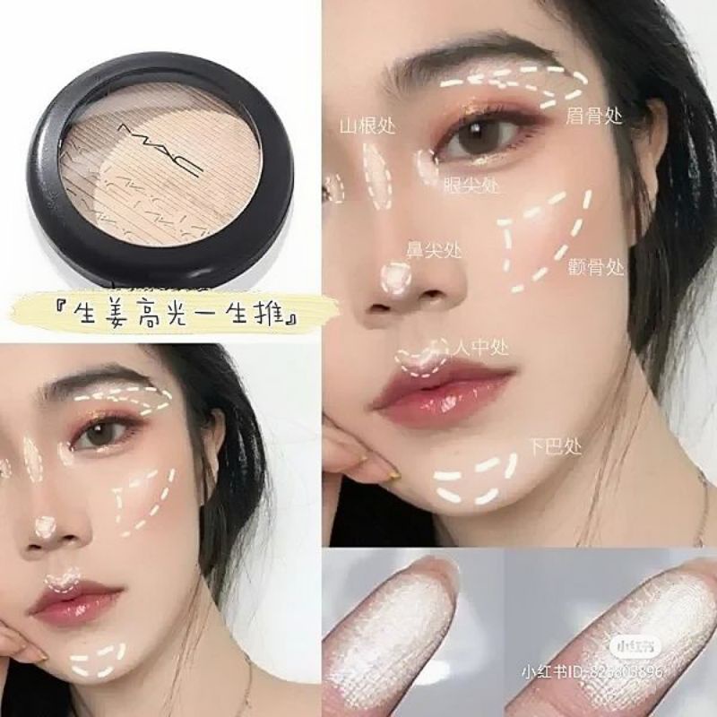 Phấn bắt sáng M.A.C Extra Dimension Skinfinish màu Double-Gleam  mẫu thử 0.8g