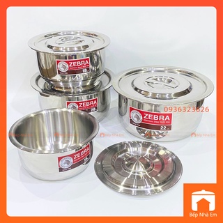 Mua Thố ZEBRA Indian 1 Đá Inox 304 Cao Cấp Nhiều Size - Hàng Nhặp Khẩu Thái Lan