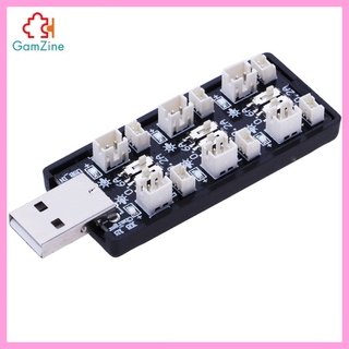 [Lzdxwcke2] Pin GamZine 1S LiPo Đĩa Sạc USB 3.7V / 4.2V 6CH Micro JST 1.25 JST 2.0
