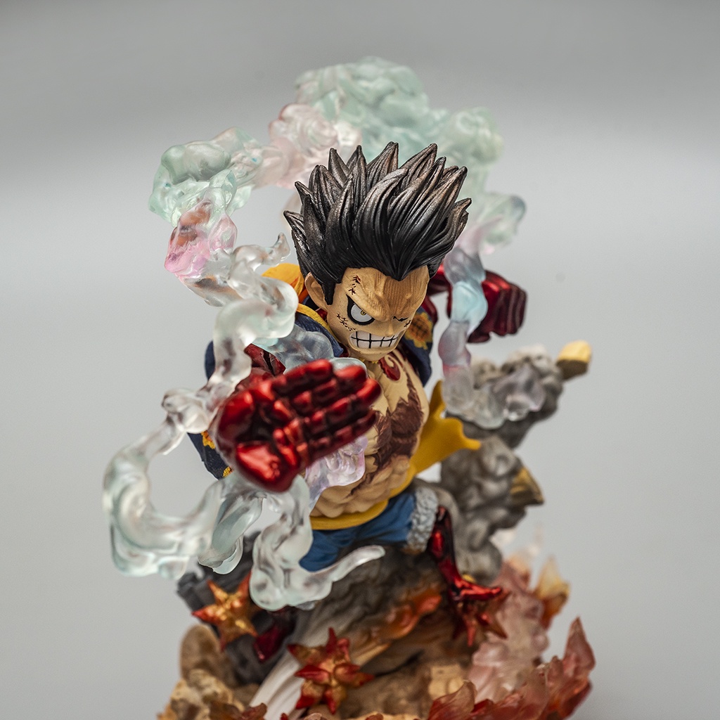 Mô hình One Piece Luffy Gear 4 Bounce Man LF04 cao 16cm mô hình One Piece Figure Luffy băng Mũ Rơm Haki Shop