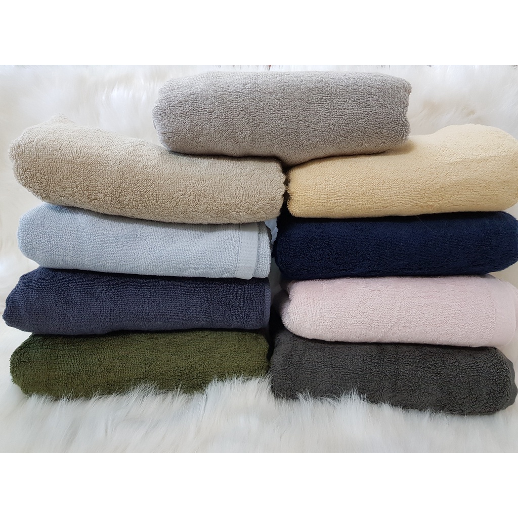 Khăn tắm lớn Cotton xuất khẩu Nhật - Kích Thước 60x120cm 290gr và 240gr và 70x140cm 350gr, siêu mềm, siêu thấm nước