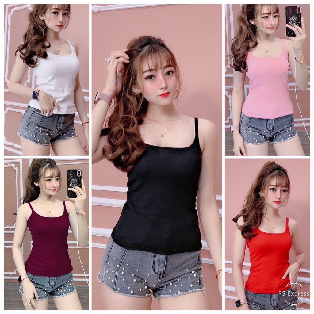 Áo Thun Hai Dây Borip Chuẩn - Kèm Hình Thật chụp | BigBuy360 - bigbuy360.vn