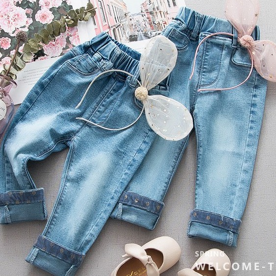 Quần bò jean bé gái size 10-17kg