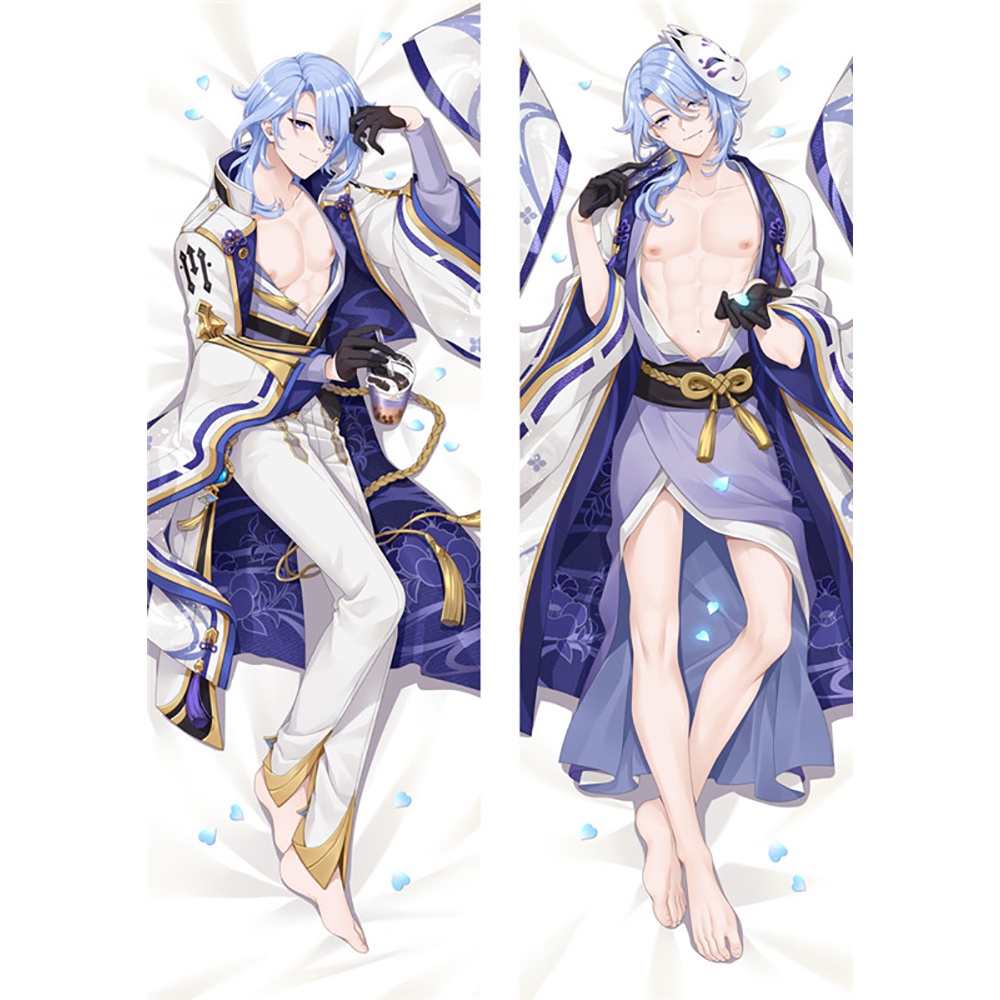 Vỏ Gối In Hình Nhân Vật Anime Otaku Trong Game Genshin Impact Kamisato Ayato Dakimakura