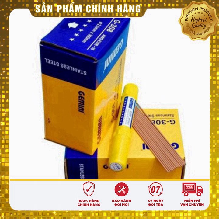 [Mã SFP-55880557 giảm 10k đơn 150k] Que hàn inox KIM TÍN G-308 1kg/bó