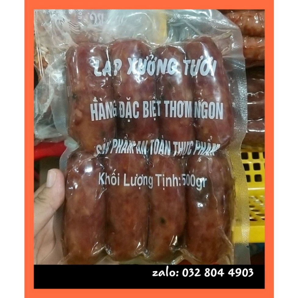[HCM] 500g LẠP XƯỞNG TƯƠI HÀNG NGON 80-90% NẠC _ NUONGFOOD