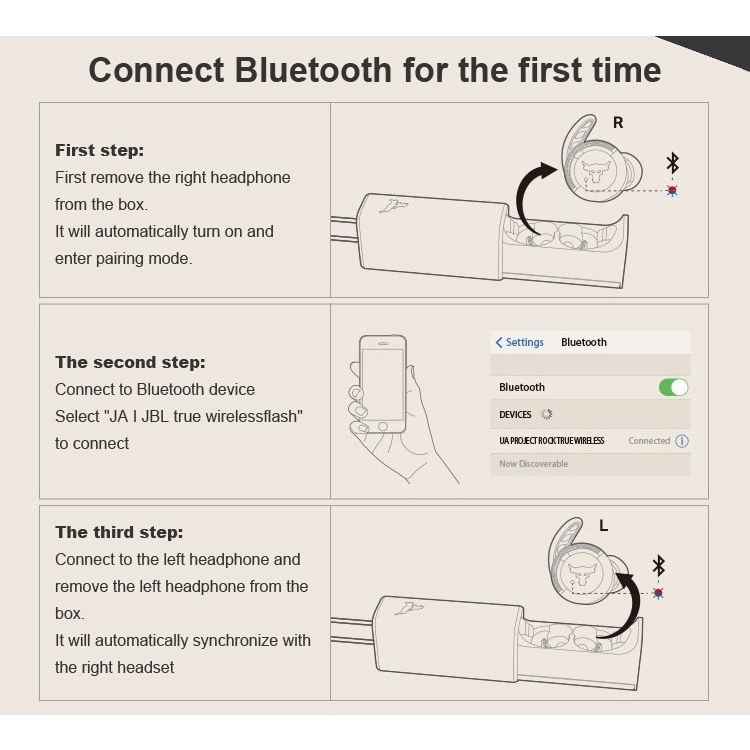 Tai Nghe Bluetooth Nhét Tai Không Dây JBL UA