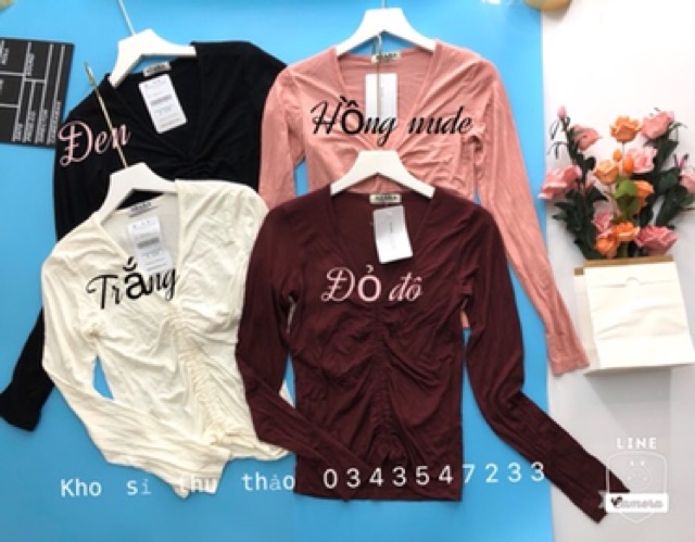 [Mã WASTUP giảm 10% tối đa 30K đơn 99K] Áo rút ngực tay dài hình chụp thật kèm video | BigBuy360 - bigbuy360.vn