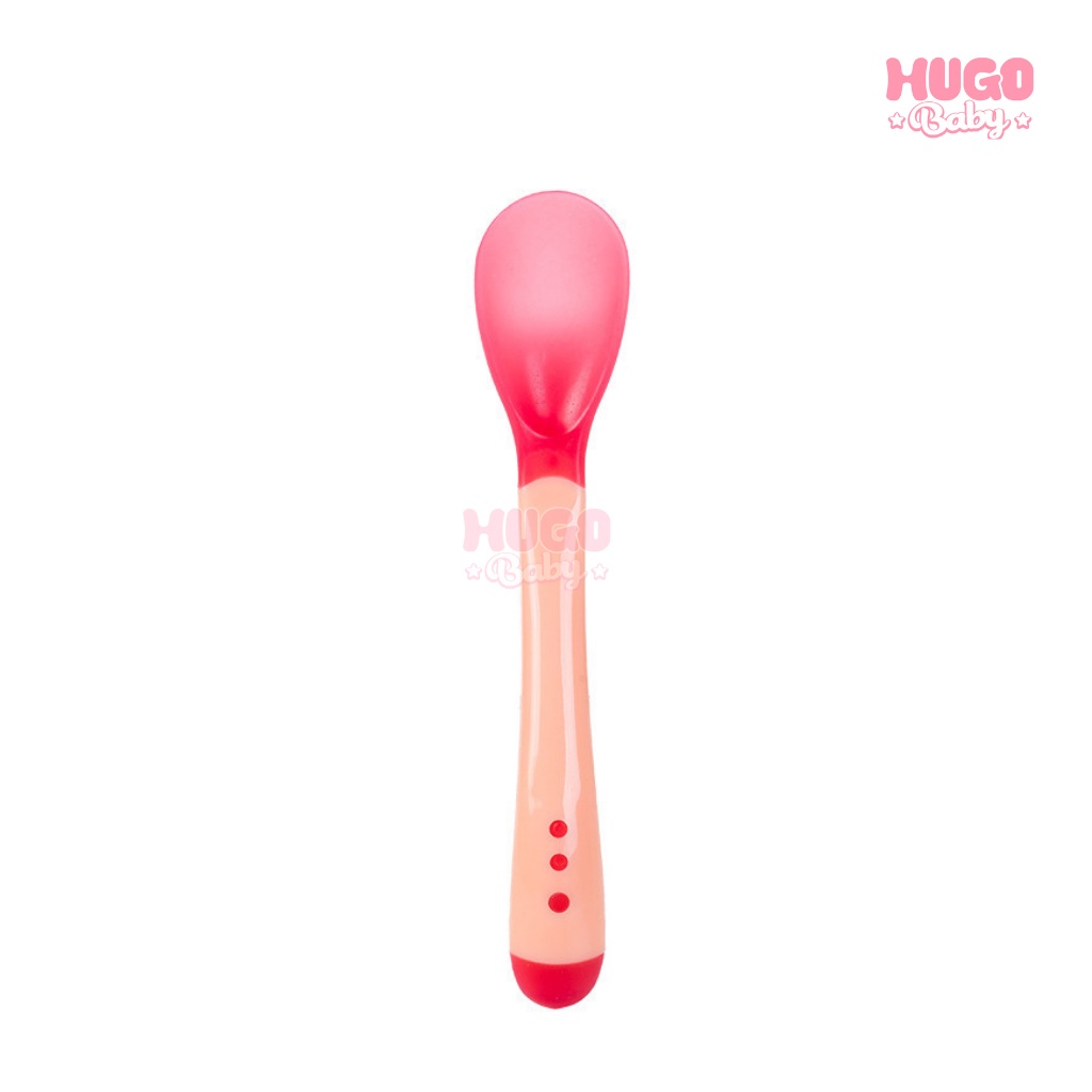 Thìa ăn dặm báo nóng cảm ứng nhiệt - Hugo Baby