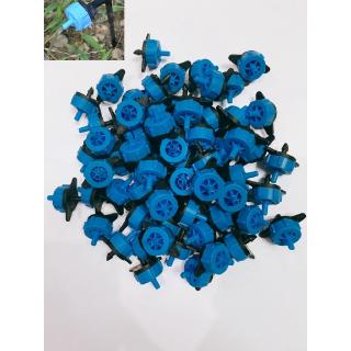50 đầu tưới nhỏ giọt bù áp 4lít  màu xanh dương tưới gốc