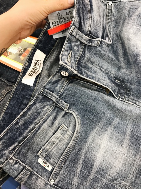 QUẦN JEAN NAM RÁCH XƯỚC FORM SLIM FIT ĐẸP QN376