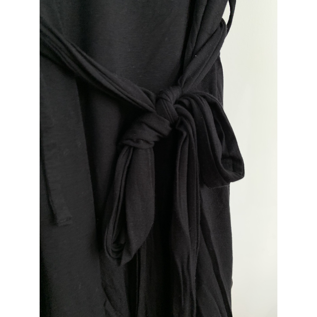 [Ảnh thật shop chụp] Áo choàng ngủ nữ / áo choàng tắm sexy thun lạnh VNXK black robe | BigBuy360 - bigbuy360.vn