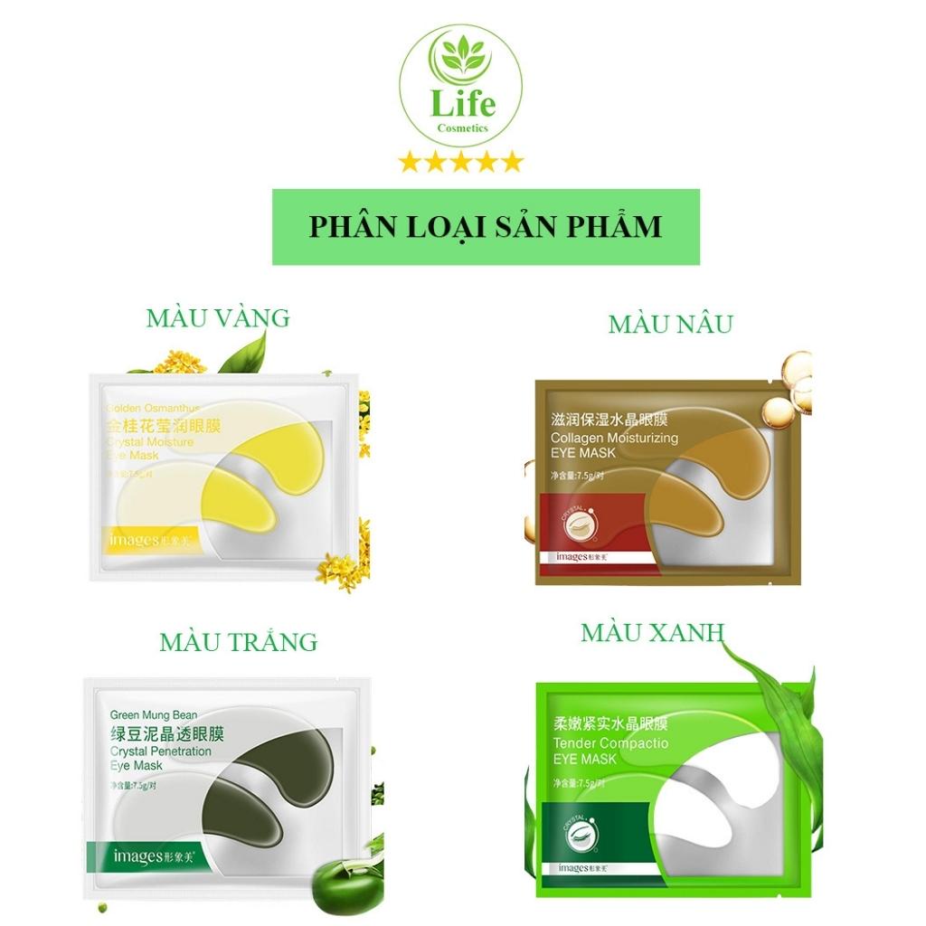 Mặt Nạ Dưỡng Mắt Collagen - Mặt Nạ Nội Địa Trung  Images Cấp Ẩm Dưỡng Trắng Da Life Cosmetics