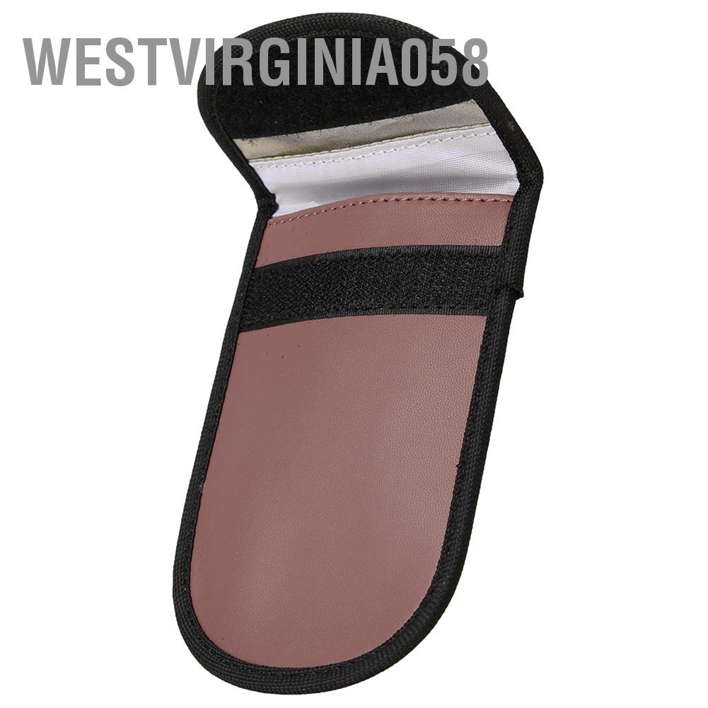 Westvirginia058Hai lớp RFID chìa khóa xe fob túi chặn tín hiệu chống quét túi chặn