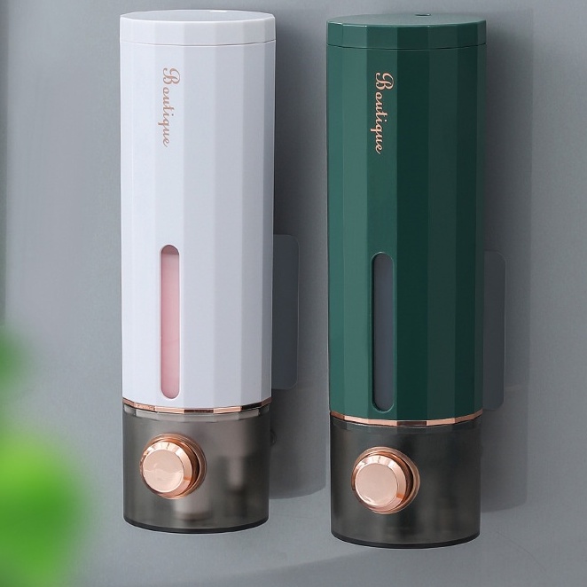 Hộp đựng đồ sữa tắm dầu gội nước rửa tay nhà tắm chất liệu ABS gắn tường tiện lợi