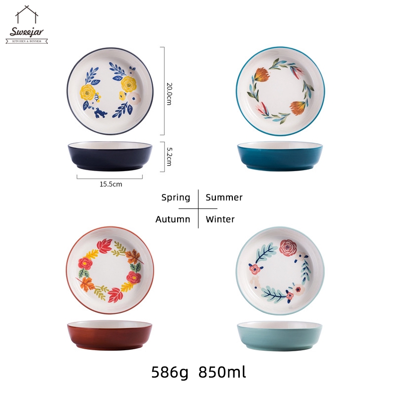 Tô gốm SWEEJAR sức chứa lớn phù hợp cho nhiều món ăn tiện dụng