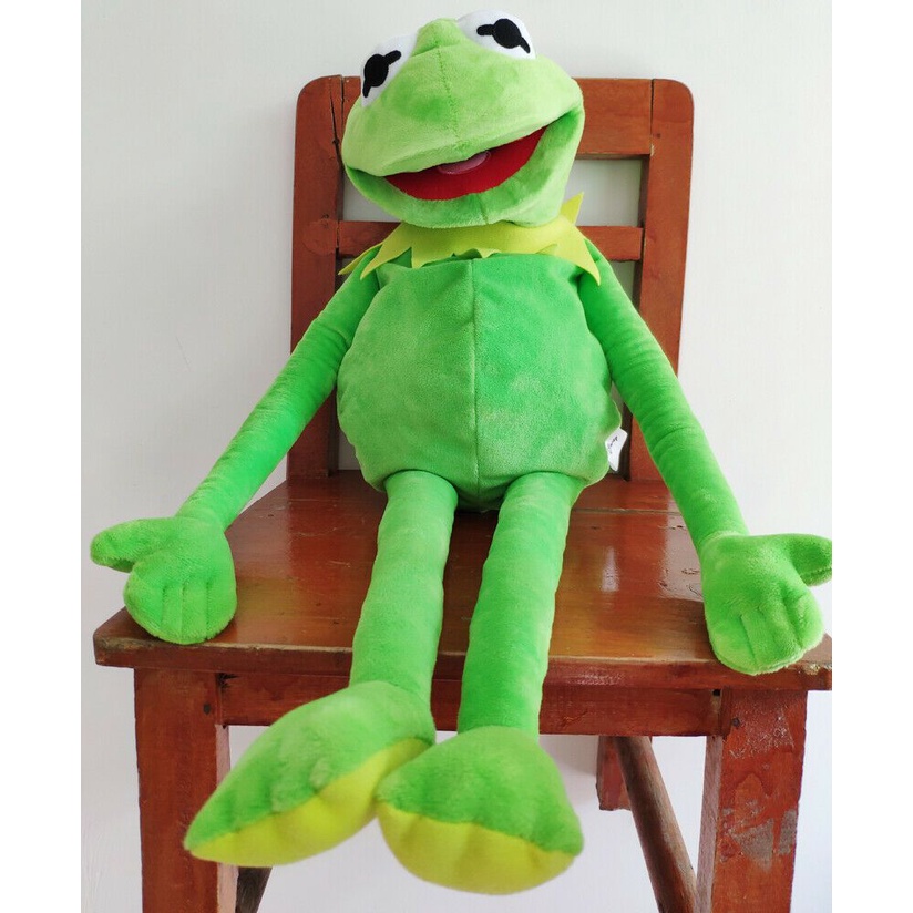 Con rối đeo tay hình chú ếch nhồi bông mềm kích thước 60cm