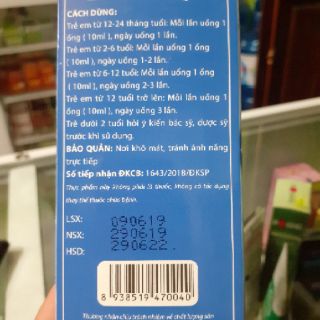 Tăng đề kháng cho trẻ (4 vỉ × 5 ống)