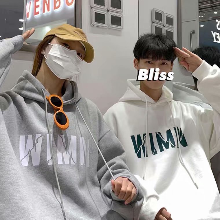 Áo hoodie tay dài thời trang mùa thu cho cặp đôi M đến 8Xl