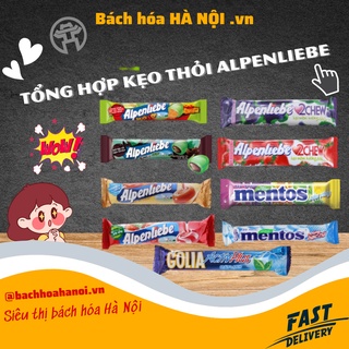 Lẻ 01 Thỏi Kẹo Alpenliebe Xoài Muối, Hồng Trà Sữa, Bạc Hà, Dâu Dưa Hấu