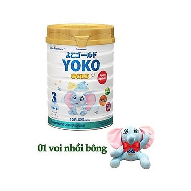 SỮA BỘT YOKO 3 850G (CHO TRẺ TỪ 2 - 6 TUỔI)