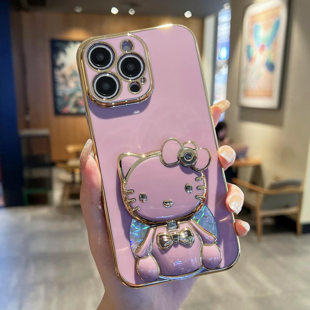 Ốp Điện Thoại 6d hello kitty Cho iPhone 6 plus 6s plus 7 plus 8 plus xs max xr 11 pro max 12 pro max 13 pro max 14 plus 14 pro max