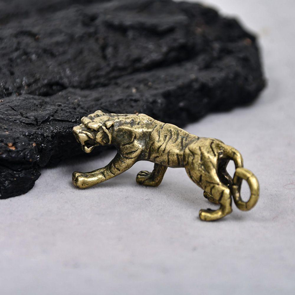 Móc Khóa Xe Hơi VANES1 Bằng Đồng Thau Hình Chú Hổ Độc Đáo Sáng Tạo