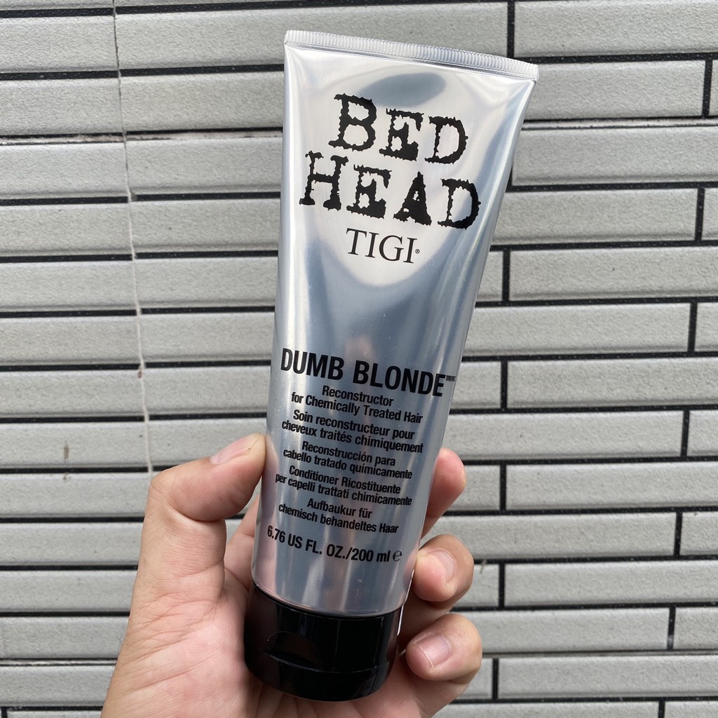 Dầu gội xả Tigi Bed Head Dumb Blonde khử vàng Purple Toning 400mlx2 ( New 2021 )