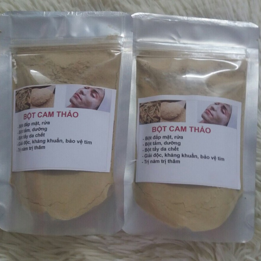[Mã 267FMCGSALE giảm 8% đơn 500K] 100g bột cam thảo nguyên chất