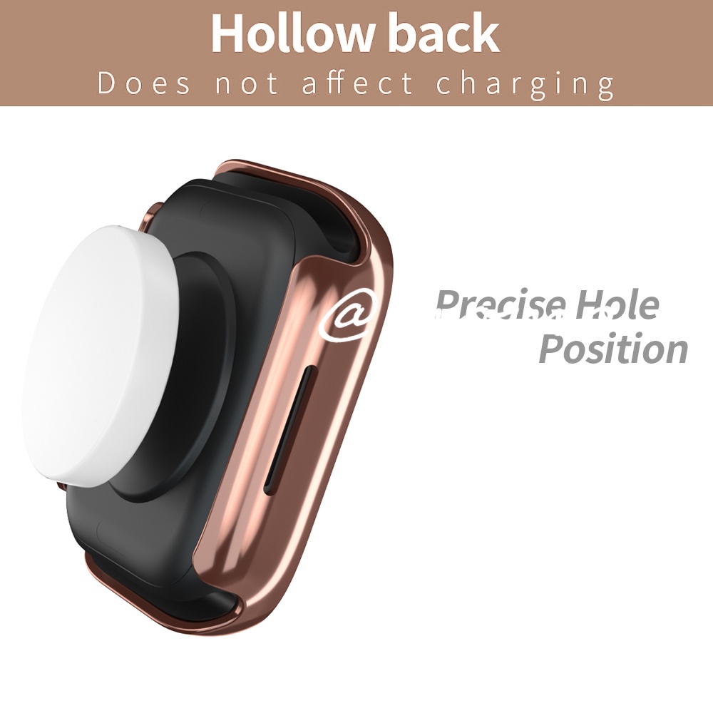 Ốp Bảo Vệ Khung Đồng Hồ Thông Minh Apple Watch Series 8 7 SE 6 5 4 41mm 45mm 40mm 44mm