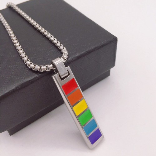 Dây Chuyền Cầu Vồng LGBT Titan Ko Han Rỉ TT 3638