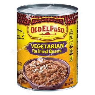 Đậu tán chiên old el paso vegetarian refried beans, lon 453g 1 lb.
