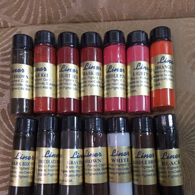 Mực Xăm Mắt, Môi và Chân Mày