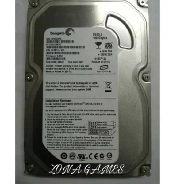 Ổ Cứng Di Động Tumbas / Hdd 160gb Ps 2 Internal Already 3.5 Inch | BigBuy360 - bigbuy360.vn