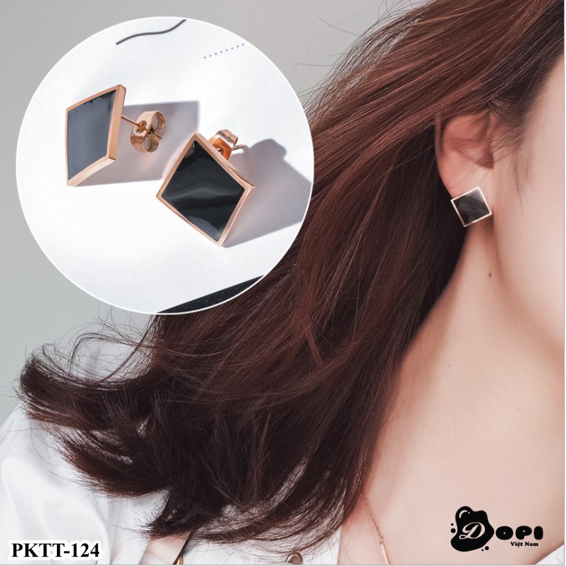 Bông tai form ngắn cá tính