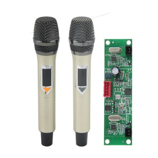 Micro không dây UHF kèm bo mạch dành cho loa kéo (Trắng)