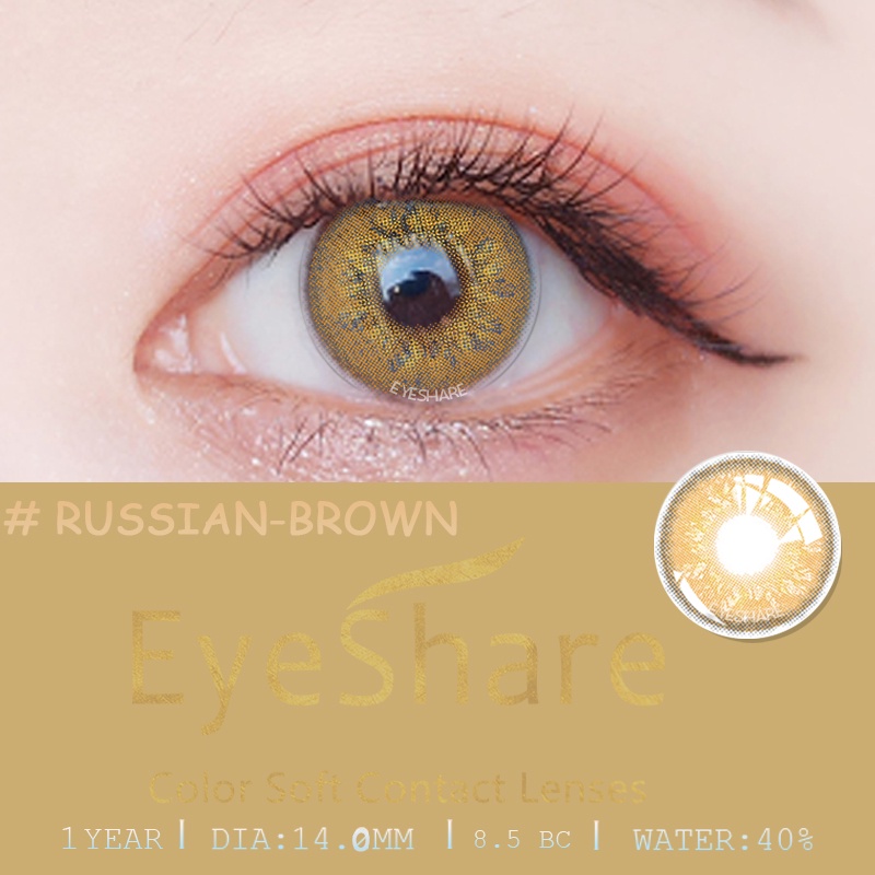 EYESHARE Cặp kính áp tròng dòng DAWNFOG/ OCEAN/ RUSSIAN mềm mại sang trọng với nhiều màu tùy chọn hợp thời trang