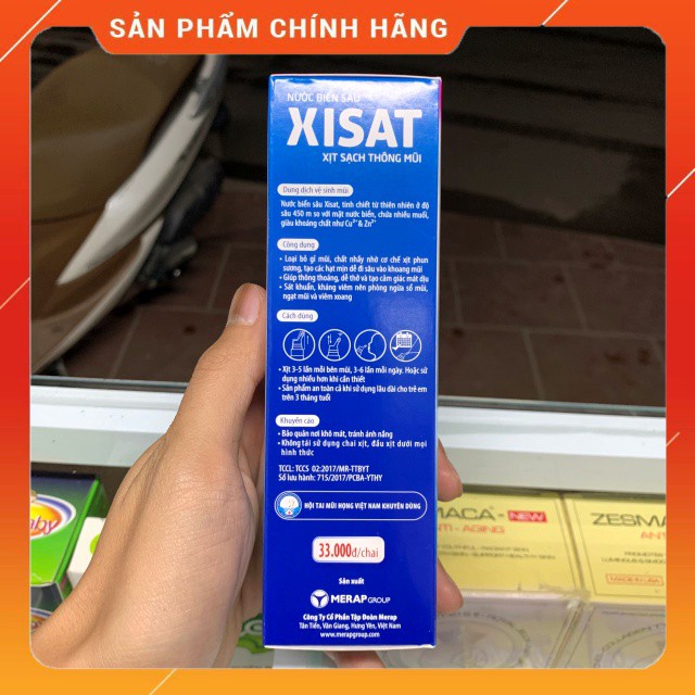 XISAT nước biển sâu, xịt thông mũi 75ml - hàng công ty | BigBuy360 - bigbuy360.vn