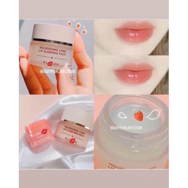 Son Dưỡng Ủ Hồng Môi Klavuu Nourishing Care Lip Sleeping Pack 20g