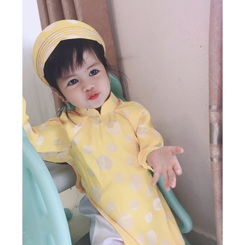 Mấn Phối Áo Dài Cho Bé Trai và Bé Gái
