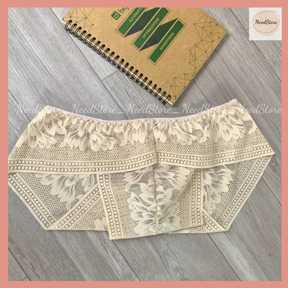 Quần lót nữ vải ren sexy mềm mại xuyên thấu gợi cảm quyến rũ thoáng mát freesize bigsize | BigBuy360 - bigbuy360.vn