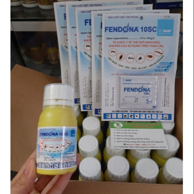 Thuốc diệt muỗi Fendona 10SC 50ml [chính hãng]