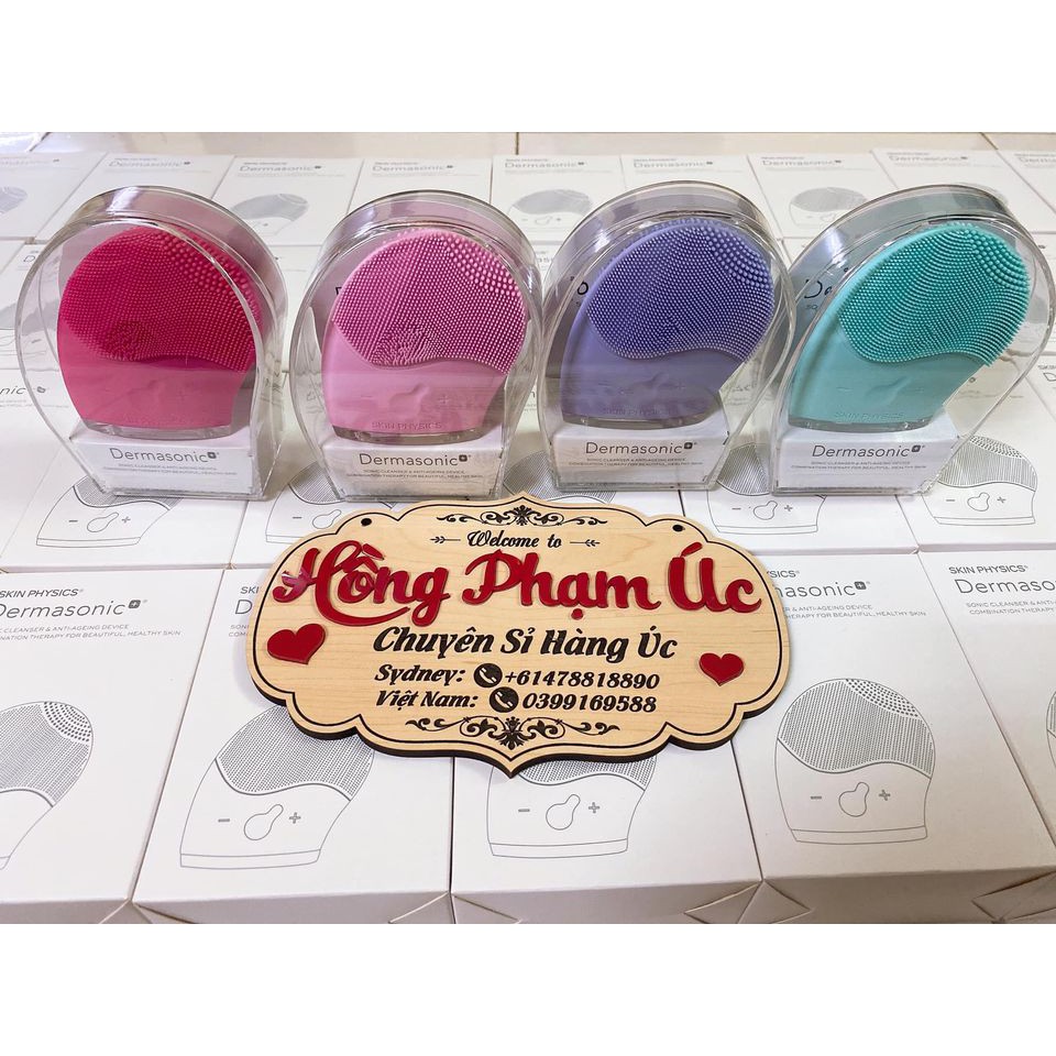 Máy rửa mặt Skin Physics Dermasonic Úc - SP luôn sẵn 4 màu nhé ạ - Các bạn cứ oder