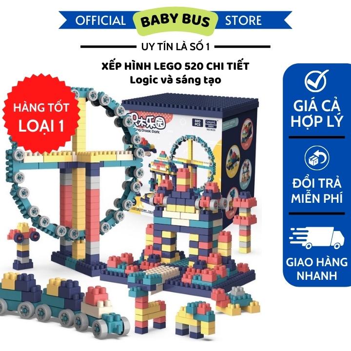 Đồ chơi thông minh cho bé - Xếp hình LEGO 520 chi tiết cho bé thoả trí sáng tạo