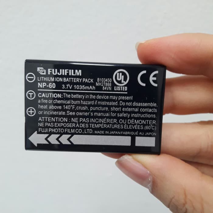 Bộ pin sạc thay thế cho Fujifilm NP-60