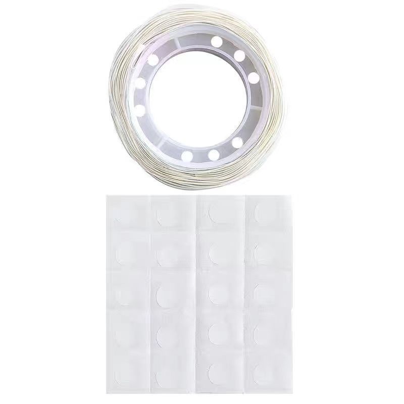 Băng Keo Dán Ghi Chú Hai Mặt Trong Suốt Họa Tiết Chấm Bi Sáng Tạo Trang Trí